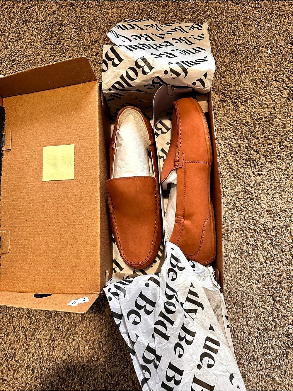 Hush Puppies Cora Loafer Nubuck Loafers Brown US 8 W NWT
